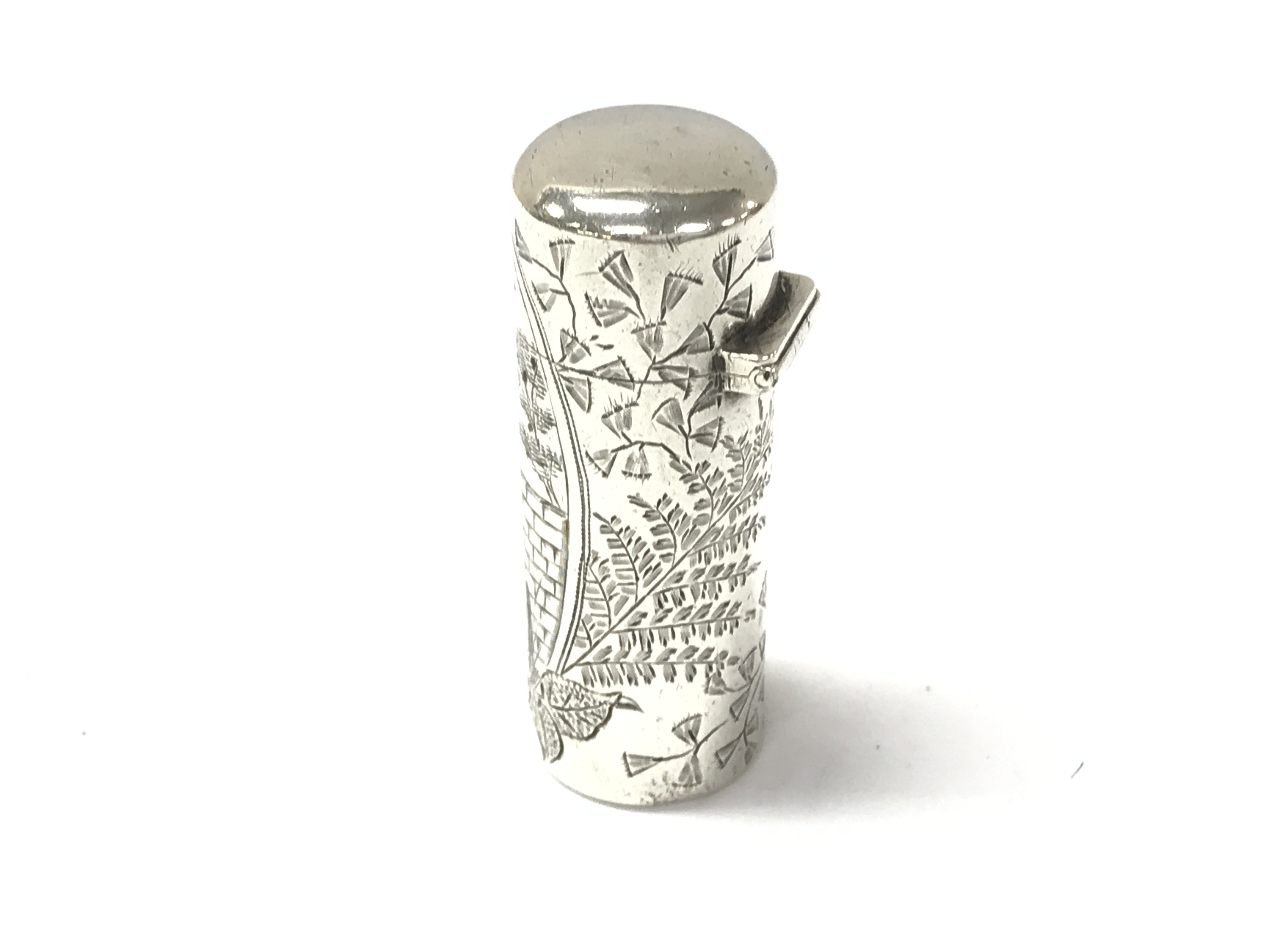 A silver scent bottle by Sampson and Mordan London - Image 2 of 4