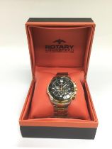 A boxed Rotary watch. Shipping category B.