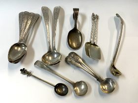 A small collection of early hallmarked silver spoo