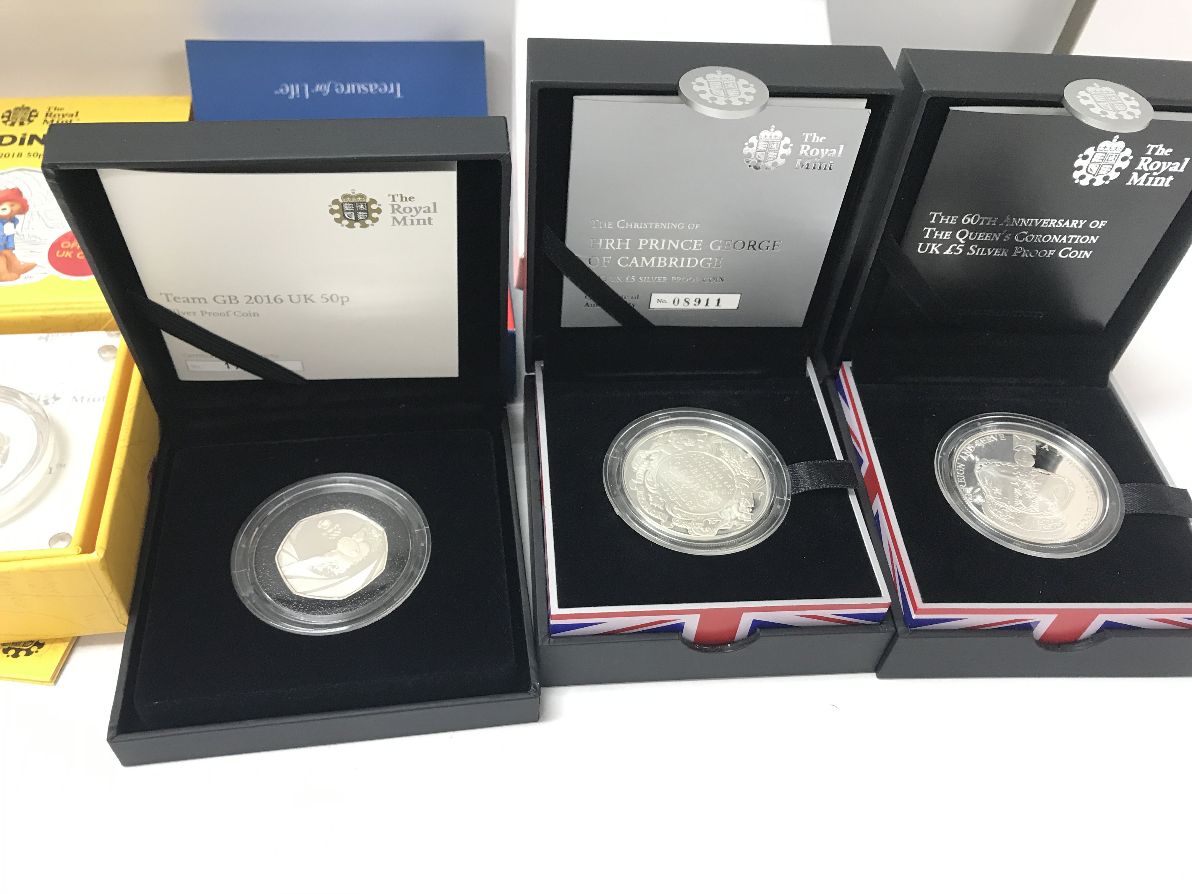 A collection of silver proof coins including Paddi - Image 3 of 3