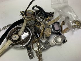 A mixed lot of ladies watches. NO RESERVE