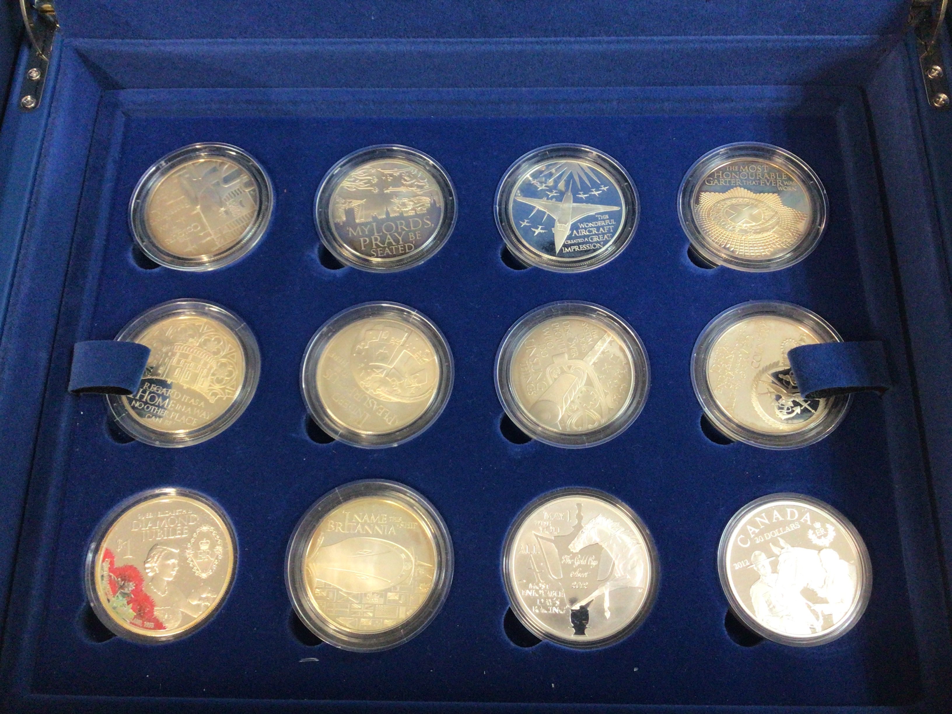 A royal mint presentation case containing commemor - Image 2 of 4