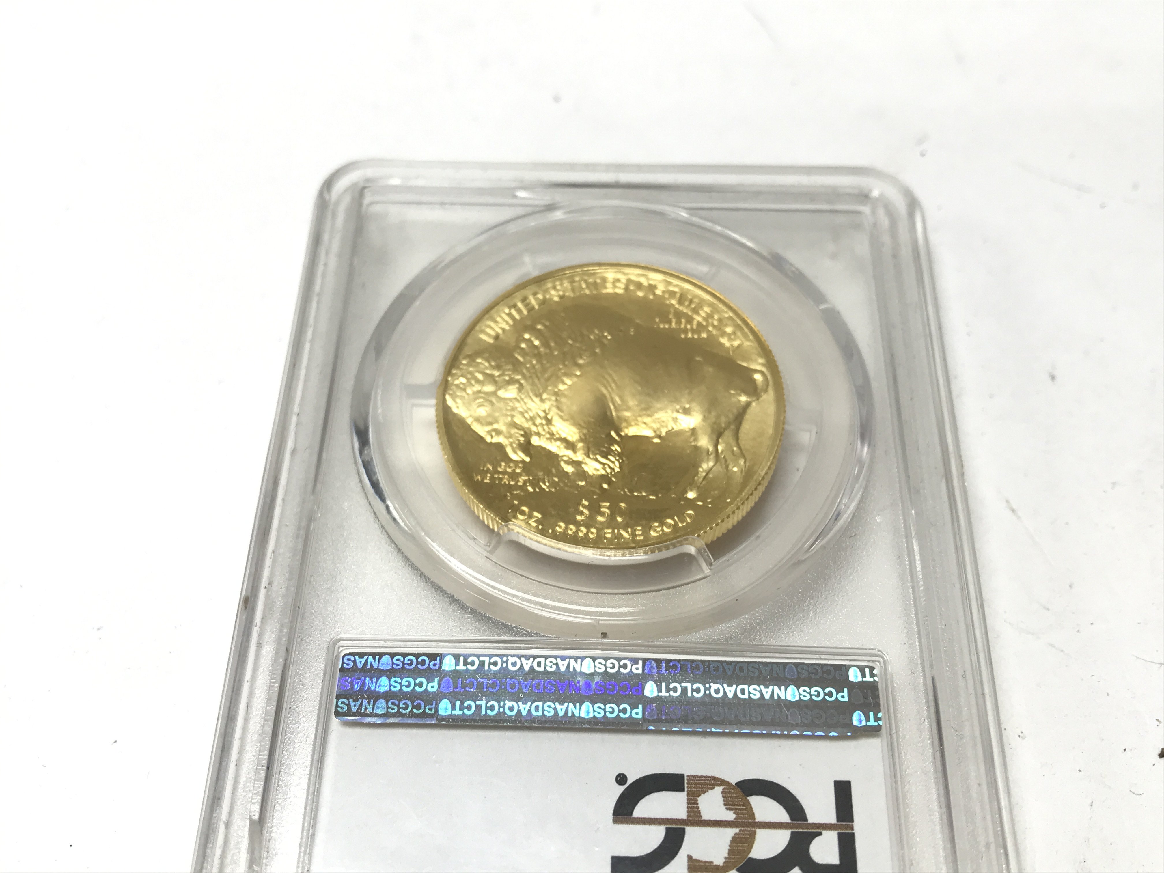 A 2016 gold 50 dollar American buffalo PCGS graded - Image 2 of 2