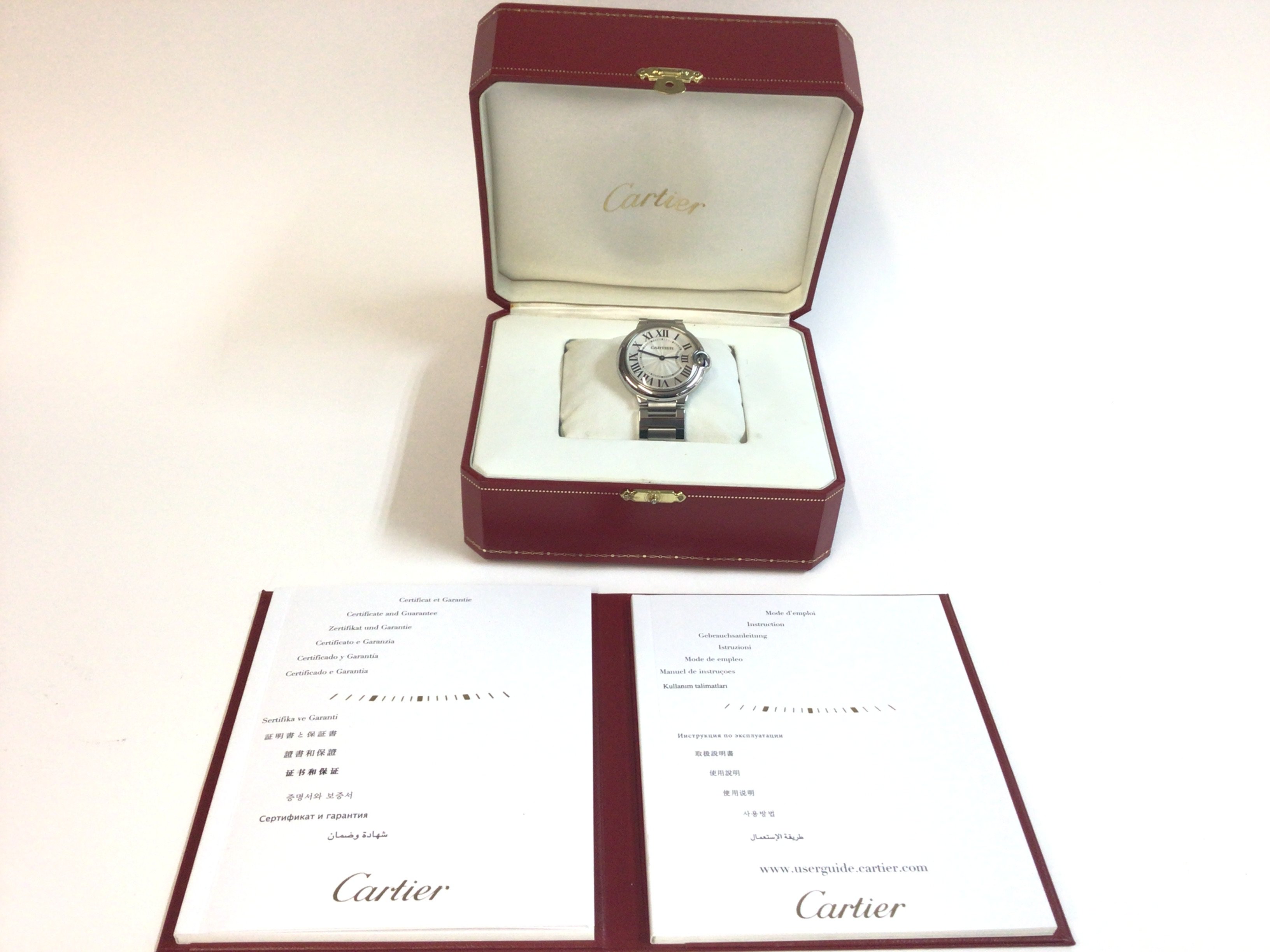 A Cartier balloon bleu 36mm silver dial 3005 wrist - Image 5 of 7