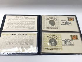 A set of four silver proof first day covers. Posta