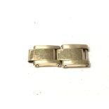 Two 18ct gold watch links. Approx 9mm diameter and