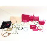 A collection of Lola Rose jewellery made with asso