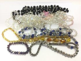 A bag of crystal bead necklaces. Shipping category