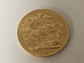 A George V 1913 Gold Sovereign