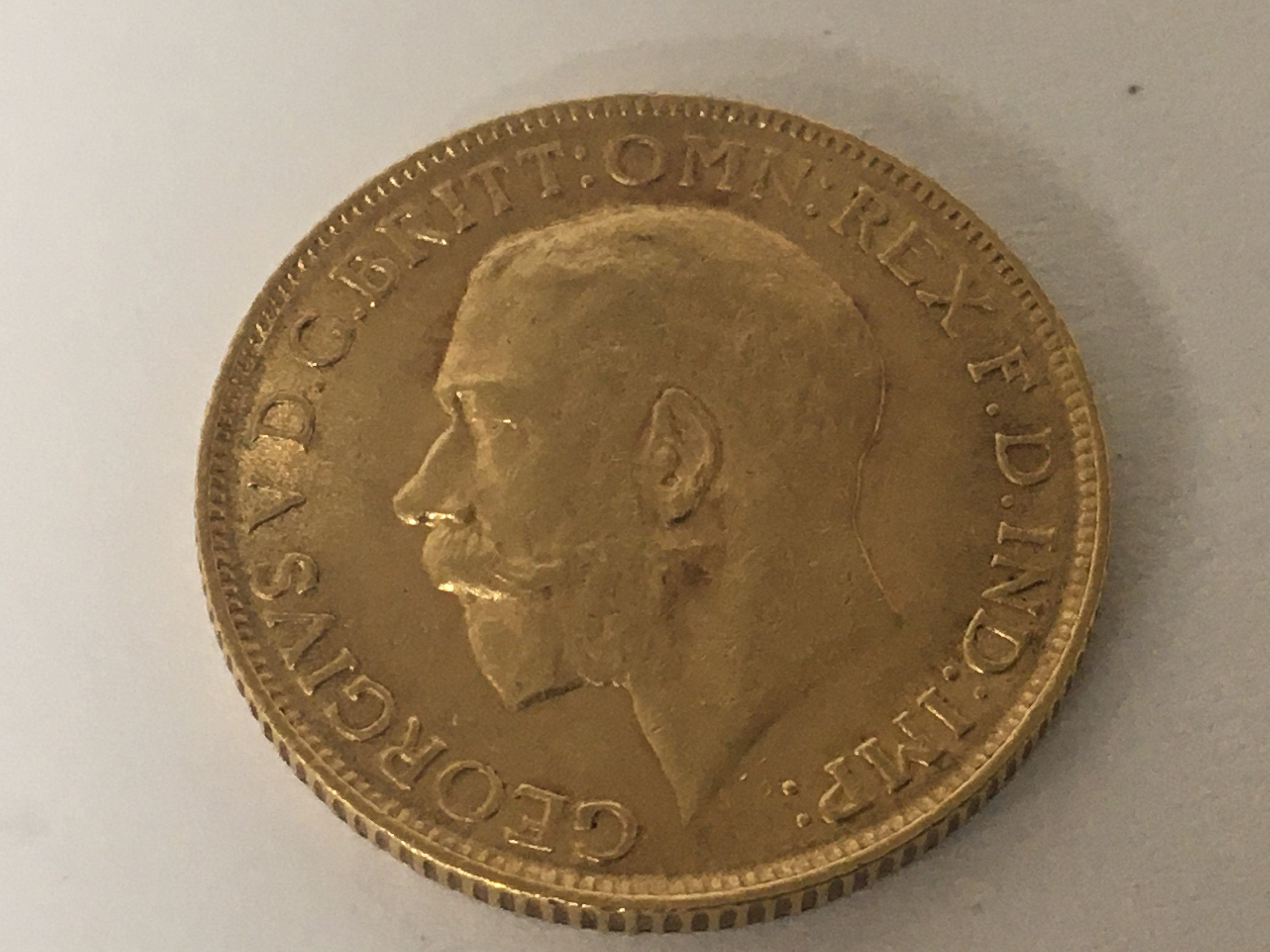 A 1913 George V Gold Sovereign. - Image 2 of 2
