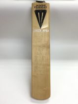 A signed Essex 1993 cricket bat plus two autobiogr