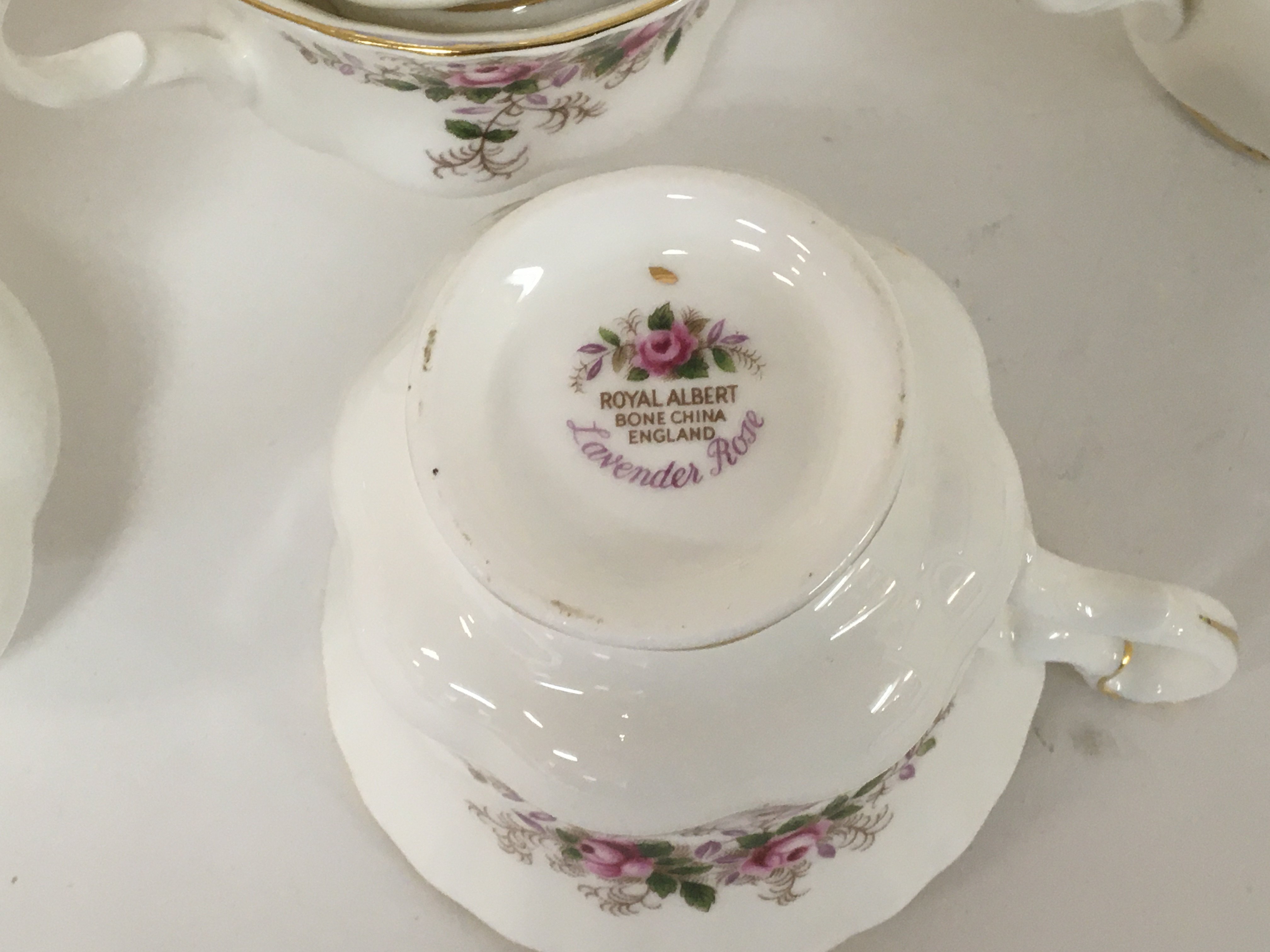 A Royal Albert English Porcelain tea set Lavender - Image 3 of 3