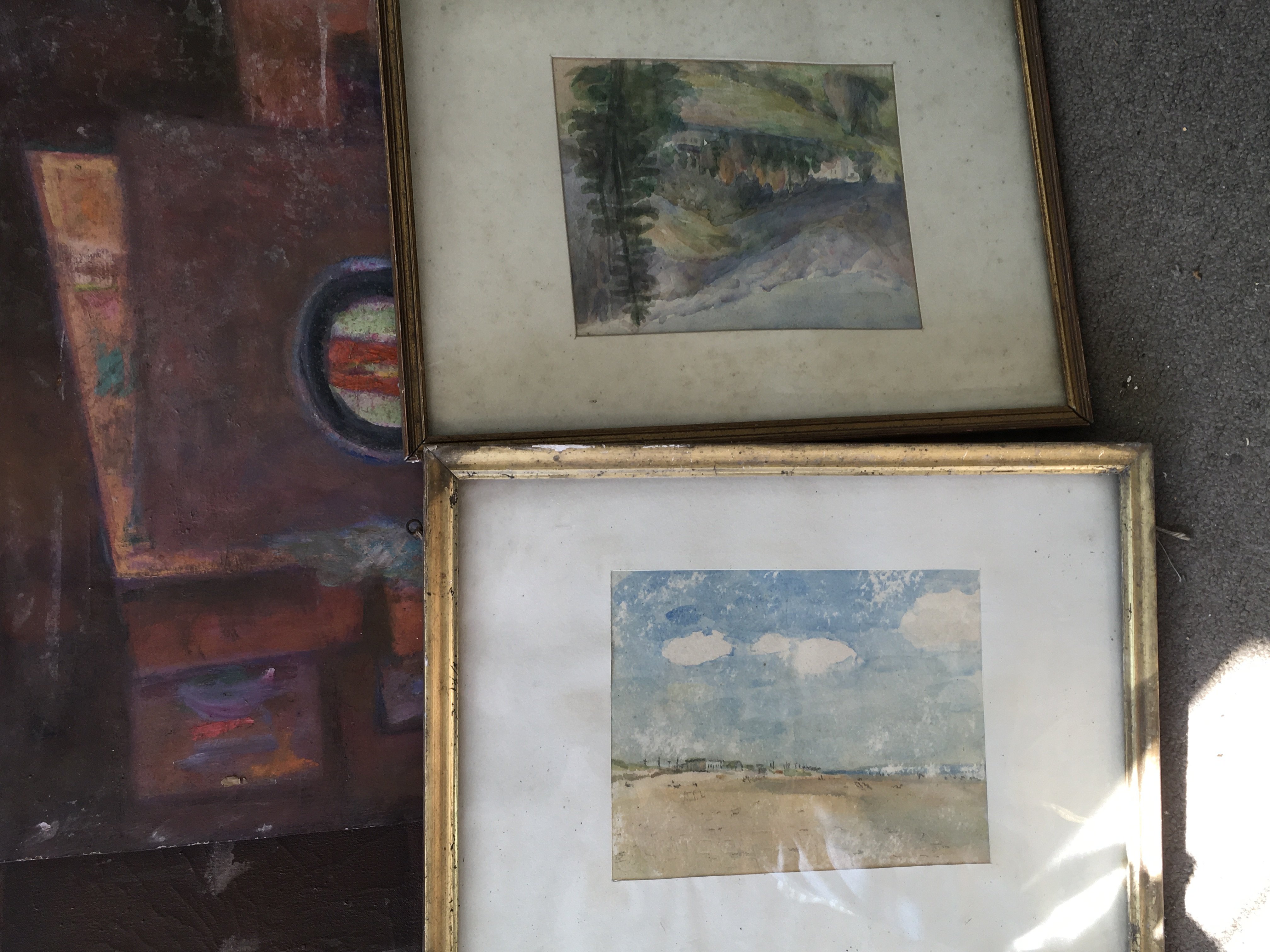 A collection of Oil on canvas paintings by A.H Palmer including abstract, portraits, landscapes etc. - Image 5 of 13