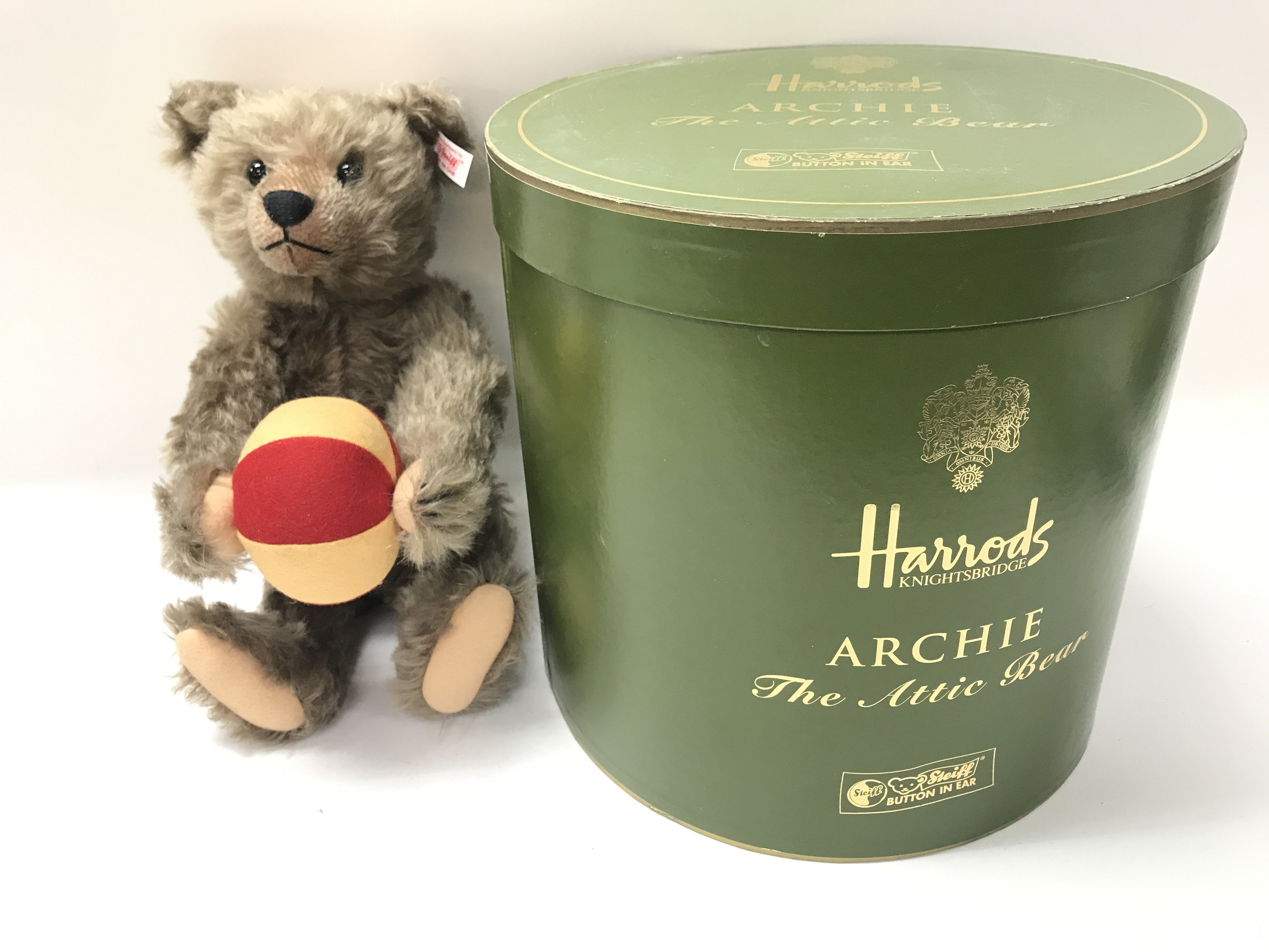 A Steiff Archie the attic bear with harrods box an - Image 3 of 4