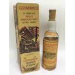 A cased 70cl bottle of 10 year old Glenmorangie wh