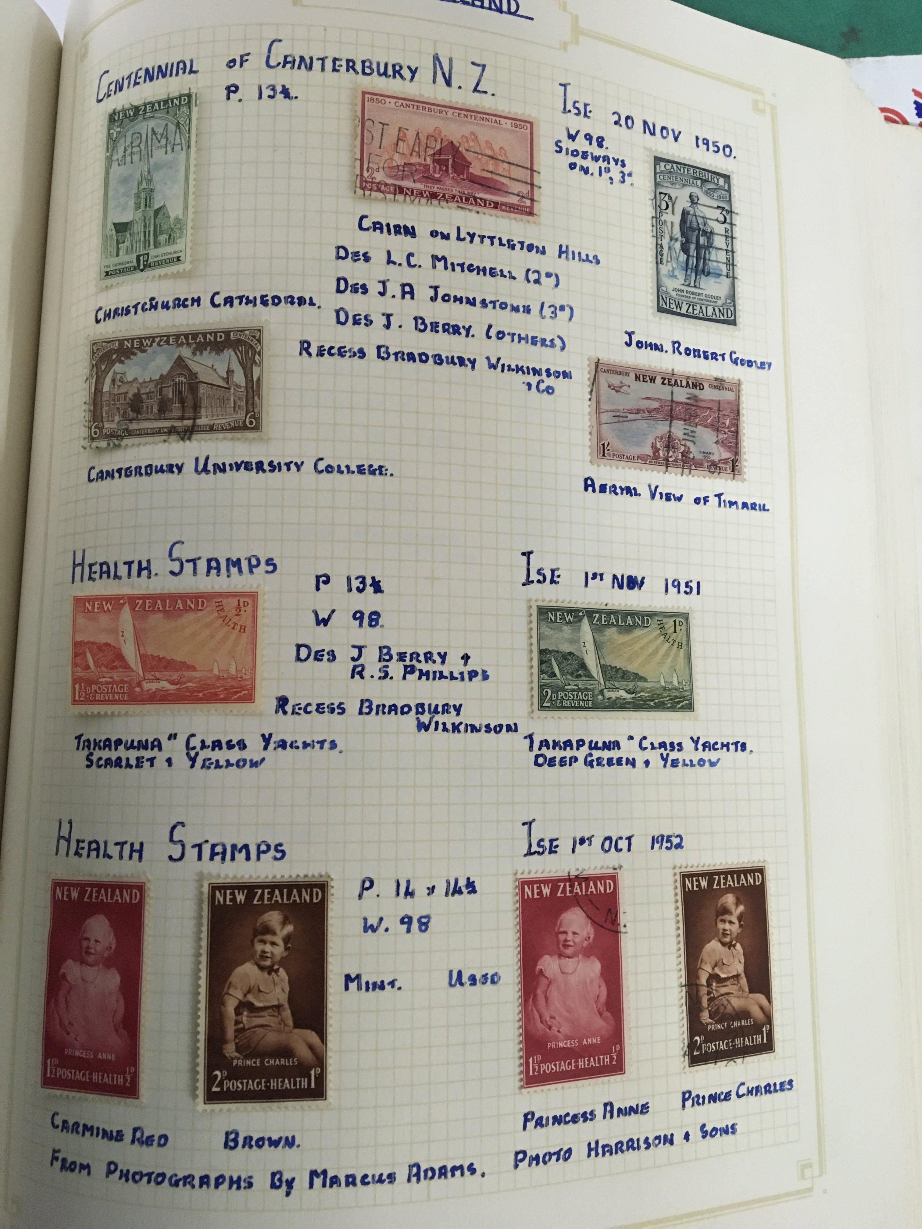 A collection of nine stamp albums world stamps fro - Image 3 of 5