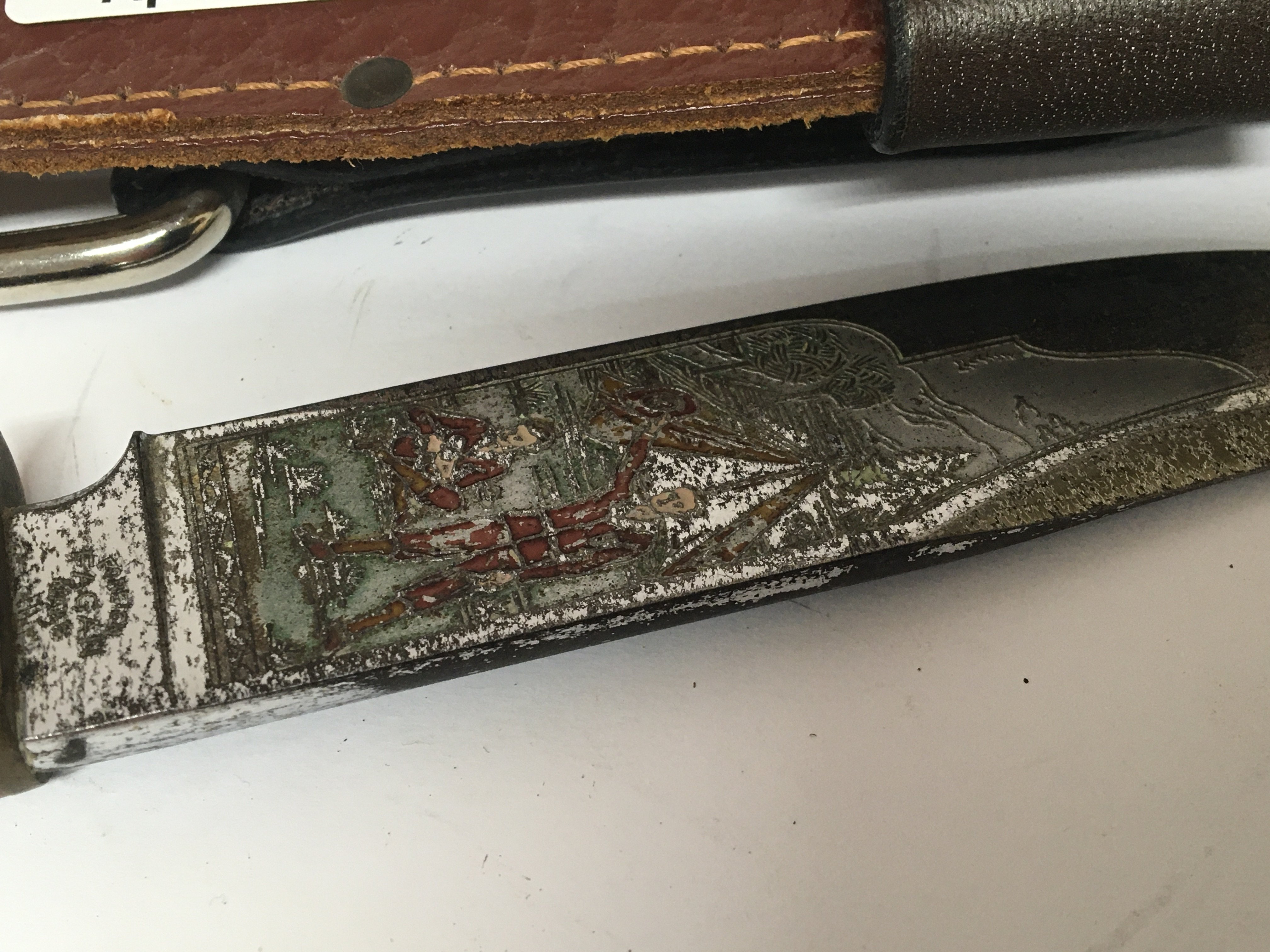 A Black Eagle British hunting knife Sheffield with - Image 2 of 2