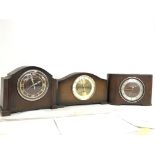 A Collection of mid 20th century mantle clocks including Enfield, Bentima etc. This lot cannot be