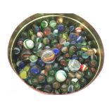 A collection of vintage marbles. This lot cannot b