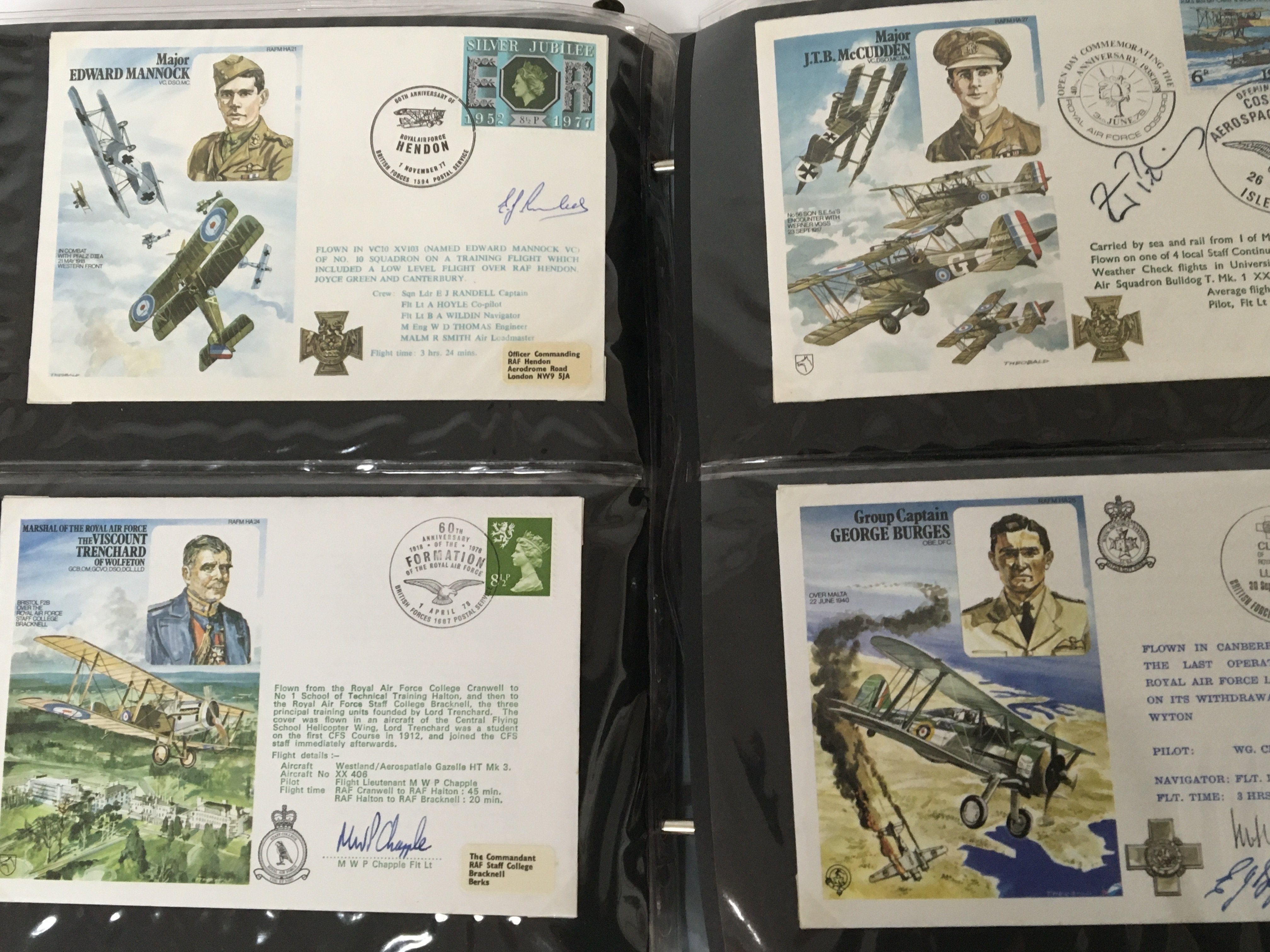 A Interesting collection of signed RAF and other s - Image 2 of 3