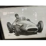 Alan Stammers limited edition 707/750 pen signed Formula 1 print with additional signature from J.