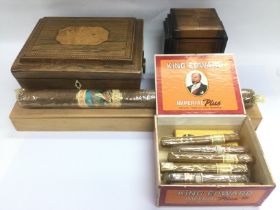 A collection of King Edward cigars, an oversized w