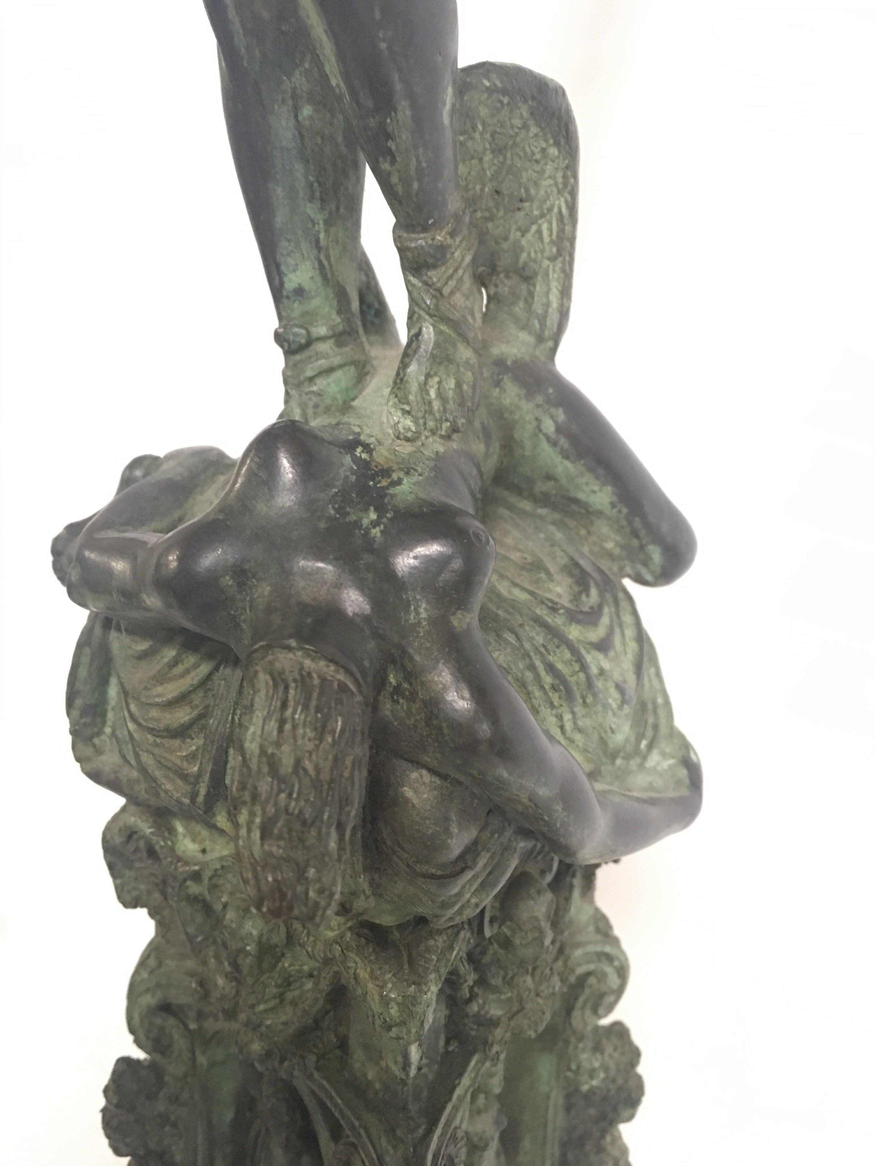 Bronze Perseus with the head of Medusa bronze figu - Image 3 of 7