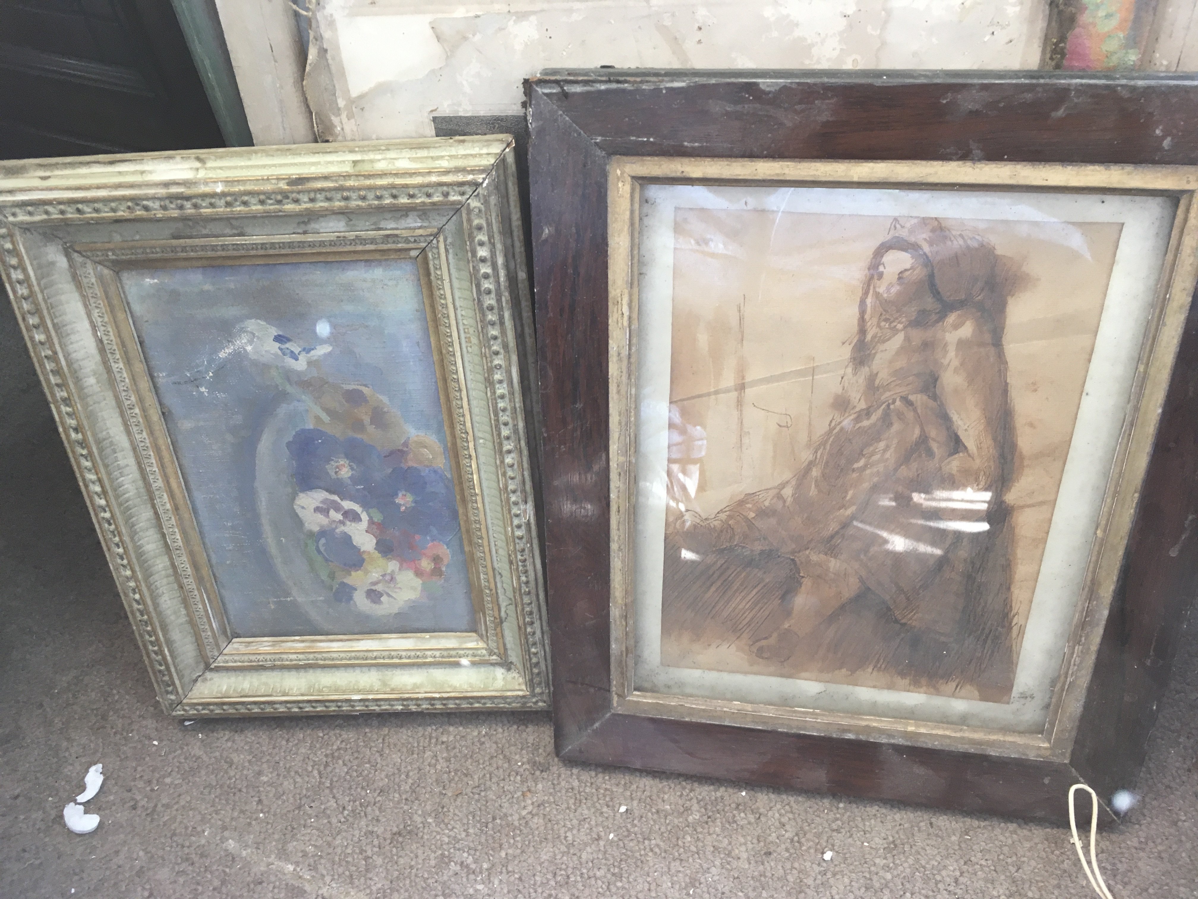 A collection of framed and unframed oil on canvas paintings by A.H Palmer including still life, - Image 7 of 10