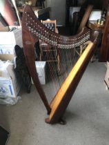 A Contemporary salvo with 34 strings each fitted w