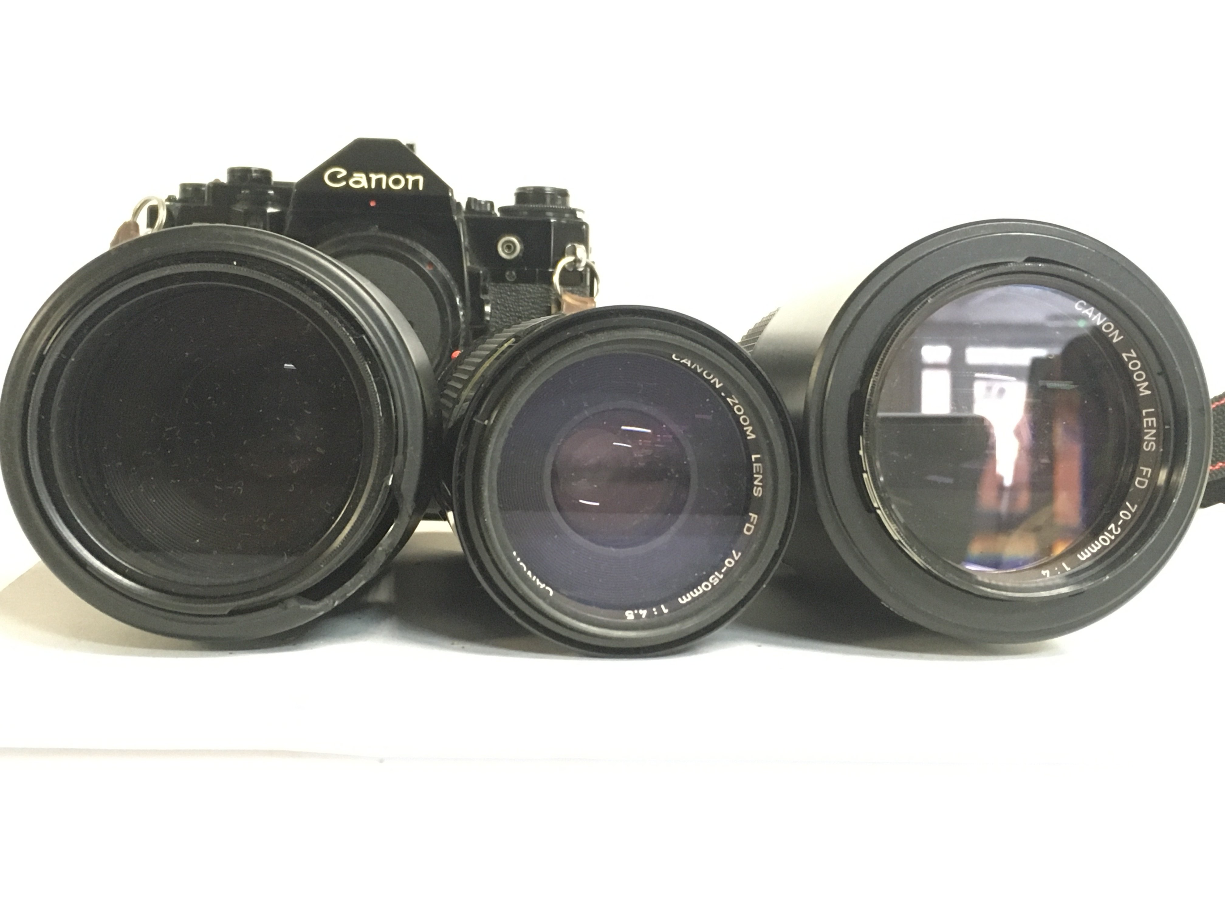 A Canon A-1 camera including FD 70-210 1:4 lens, F - Image 4 of 7