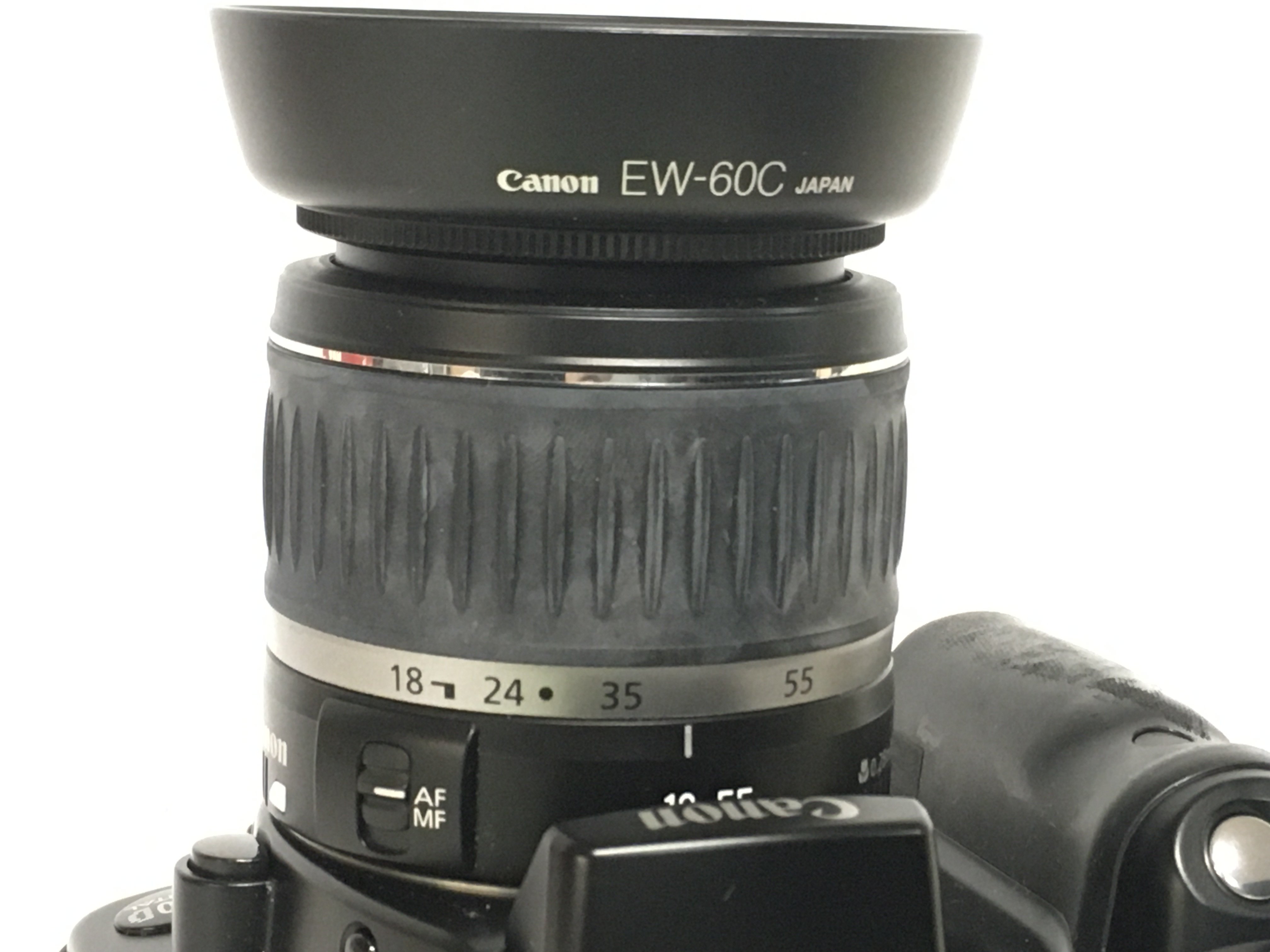 A Canon EOS 300D camera with EW-60C lens. Postage - Image 2 of 3