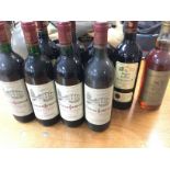 9 Bottles of French Wine. Including 4 X Baron De L