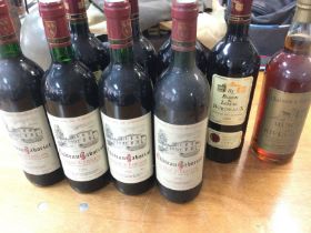 9 Bottles of French Wine. Including 4 X Baron De L