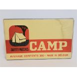 Vintage large advertising matchbox for camp matche