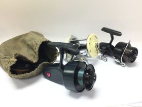 A collection of vintage Garcia fishing reels inclu