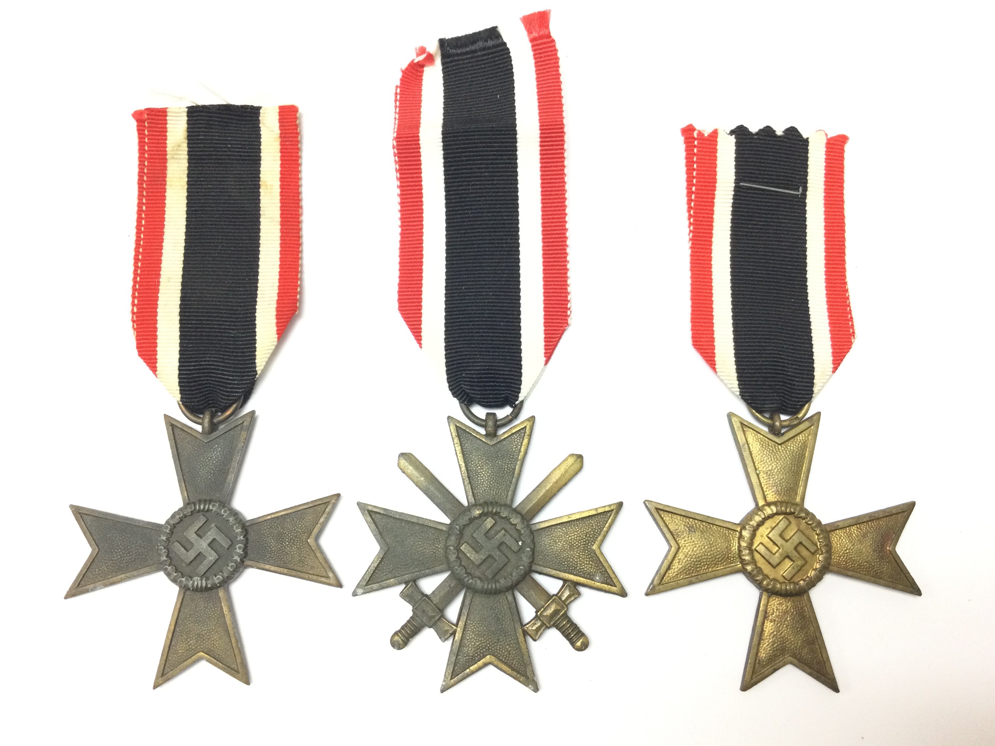 WW2 Third Reich second class War merit crosses inc