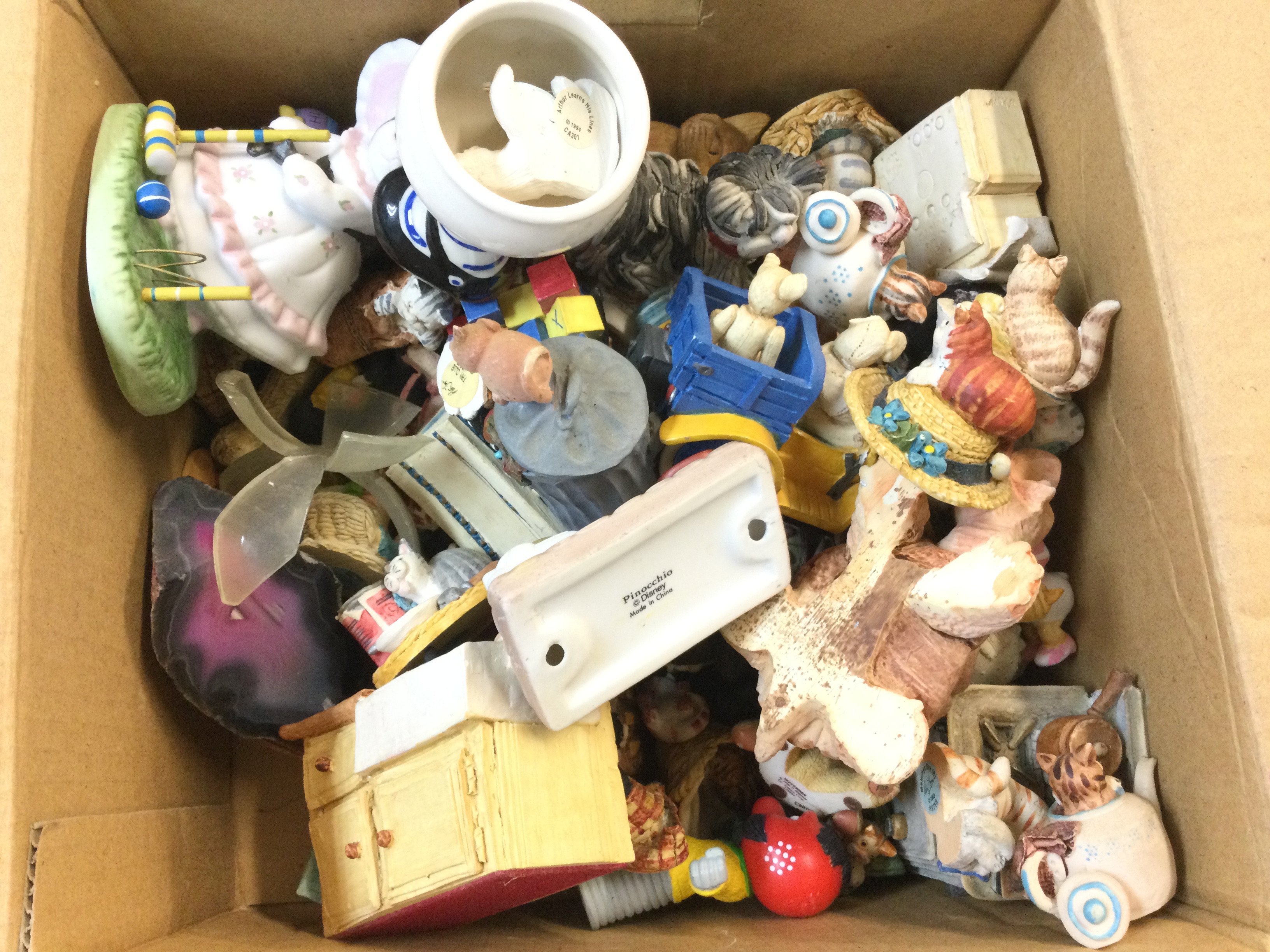 A Box Containing various Resin Figures. - Image 2 of 2