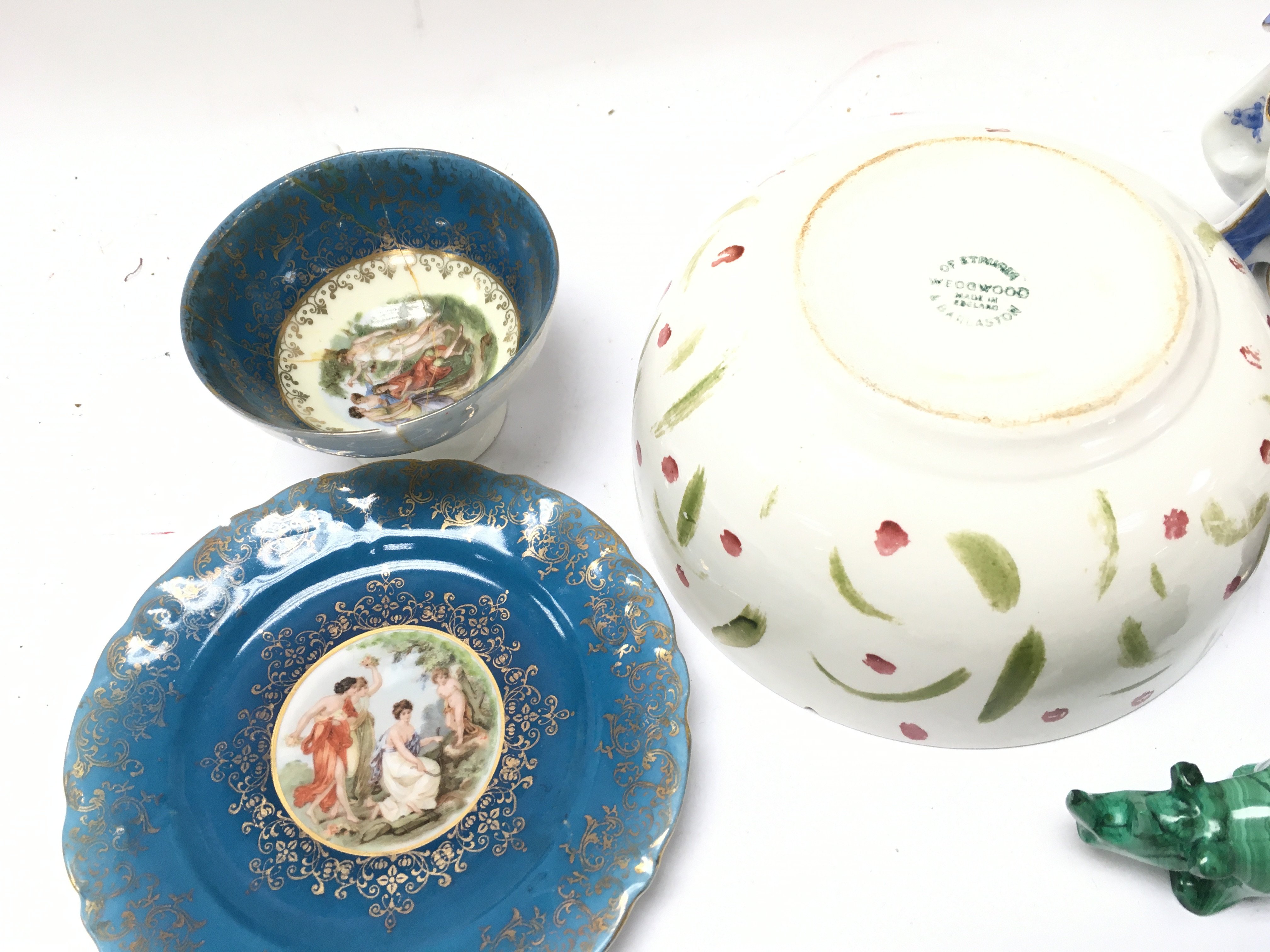 A collection of ceramics including Limoges, figure - Image 2 of 4
