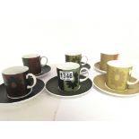 A Wedgwood mid 20th century design coffee set Susi