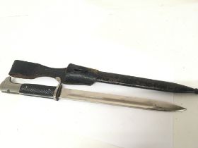 A Third Reich period German parade bayonet, plated