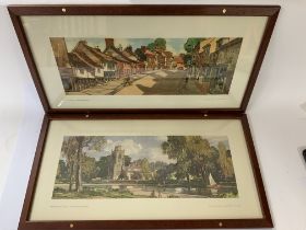 6 Framed Railway Carriage prints each with a C.O.A