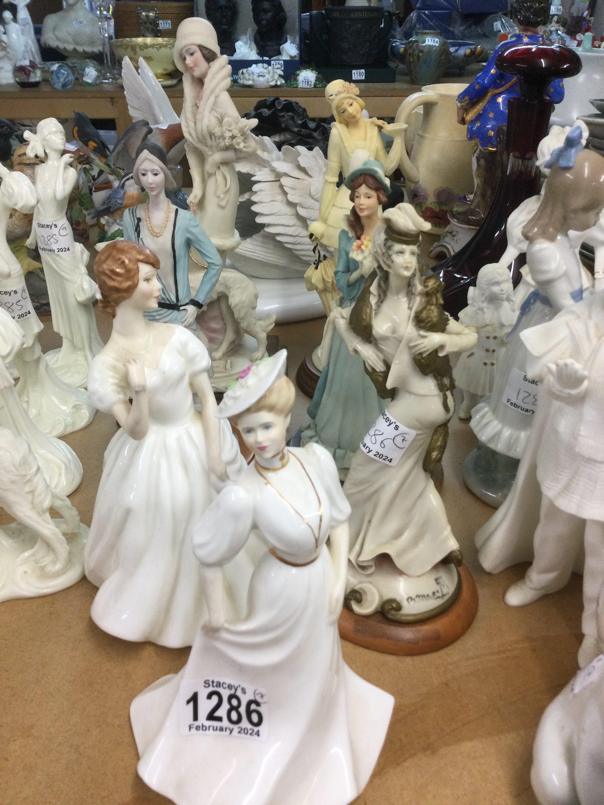 Seven figures of ladies comprising Royal Doulton, - Image 2 of 2