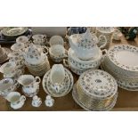 An Extensive Royal Albert Winsome pattern tea and