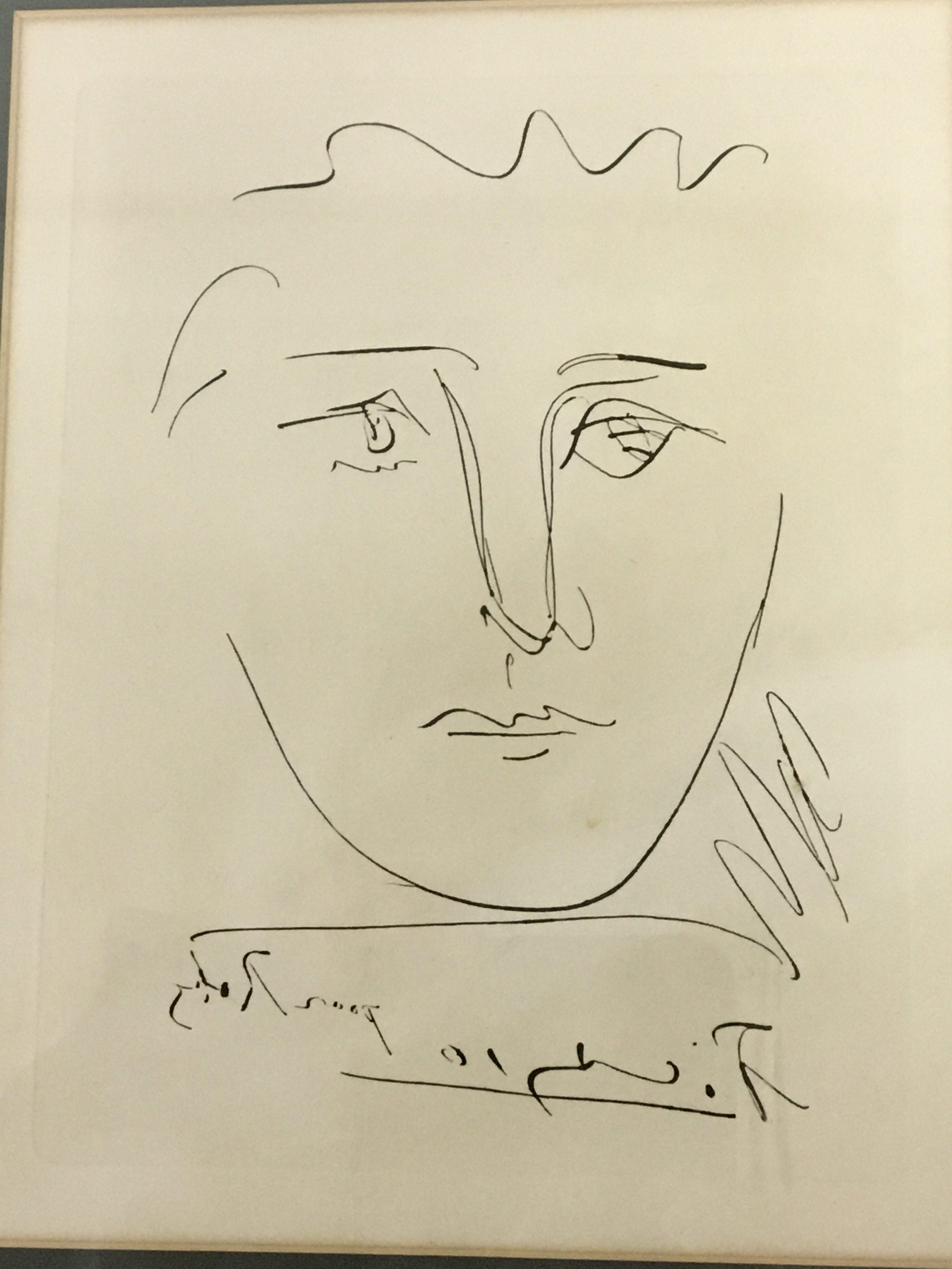 Pablo Picasso (1881-1973) A framed etching circa 1