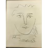 Pablo Picasso (1881-1973) A framed etching circa 1