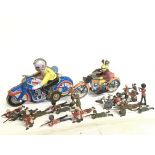 A collection of vintage and reproduction Toys incl