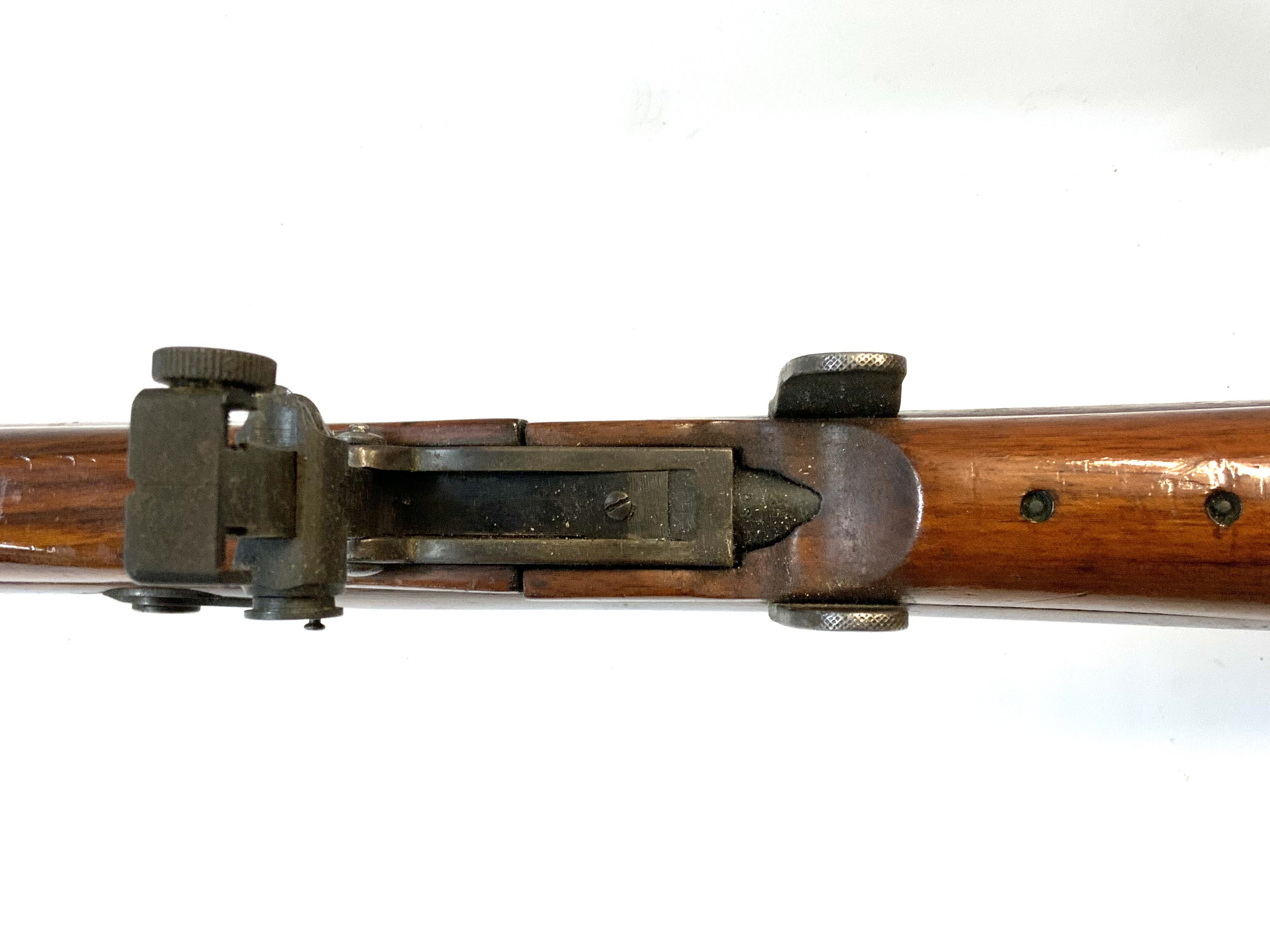 Deactivated WW1 SMLE MKIII Rifle.303, 25 inch barrel. Top mounted leaf sight. Body with maker " - Image 7 of 10