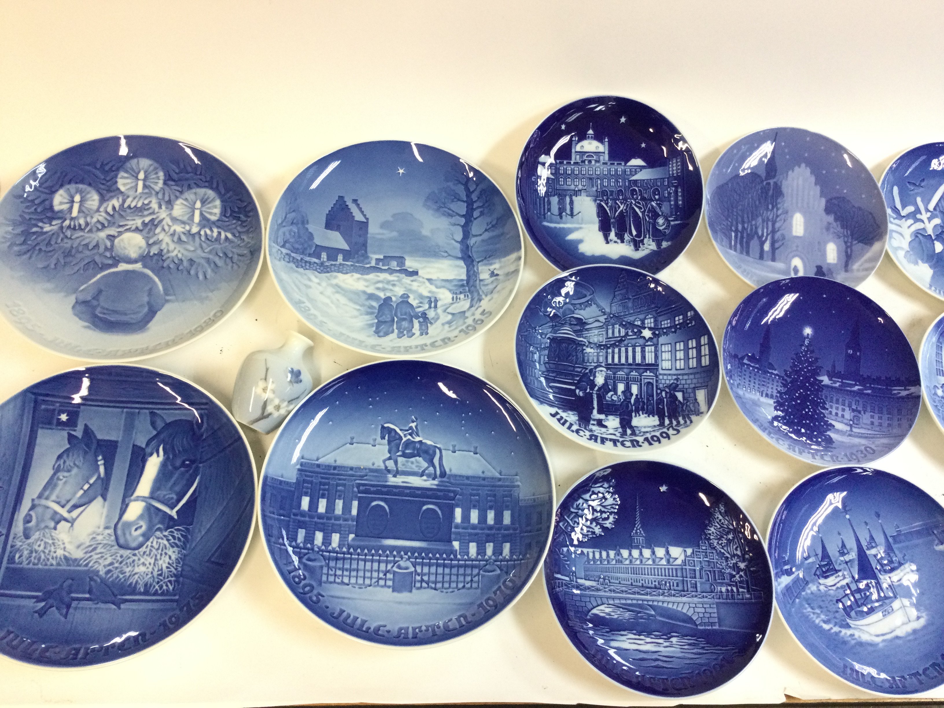 A large collection of Royal Copenhagen B and G col