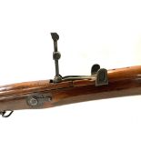 Deactivated WW1 SMLE MKIII Rifle.303, 25 inch barrel. Top mounted leaf sight. Body with maker "