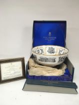 A Royal Worcester limited edition porcelain commem